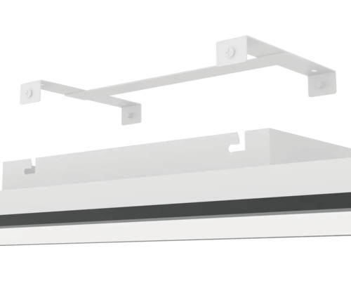 Montagebeugel met bevestigingsframe en behuizing voor de installatie van armaturen van metaal.
