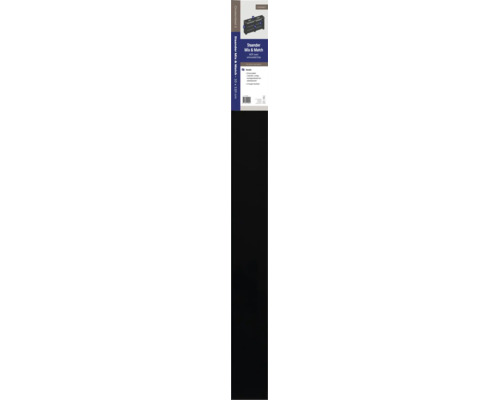 Staander Mix en Match voor radiatorbekleding, MDF zwart omanteld met folie, 10 bij 110 centimeter.