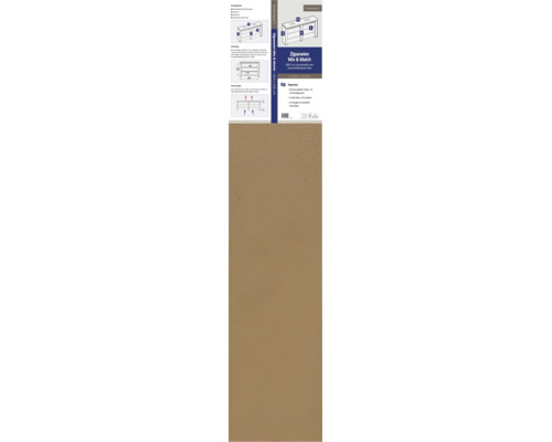 Zijpanelen voor radiatorbekleding van MDF, overschilderbaar, 23,5 bij 110 centimeter, in hoogte en breedte in te korten.