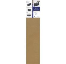 Zijpanelen van medium-density vezelplaat voor radiatorbekleding, systeem Mix en Match, afmetingen 23,5 bij 110 centimeter.