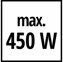 Maximaal 450 Watt