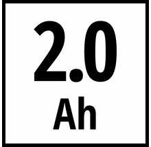 2,0 ampère-uur