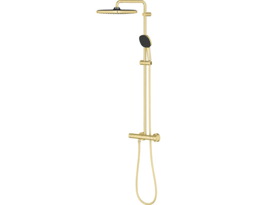 Douchesysteem met thermostaat, hoofddouche en handdouche