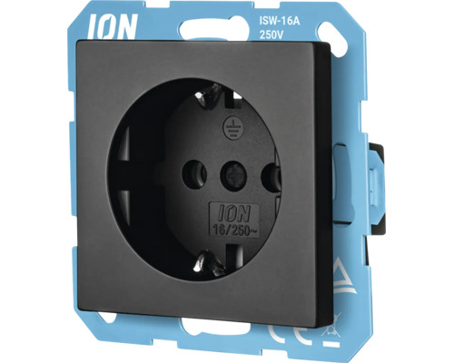 ION randaarde stopcontact met draagring, 16 ampère, 250 volt