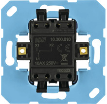 ION schakelaarbasiselement, 10AX 250 Volt, model 10.300.010, voor inbouwinstallatie, met CE-markering.