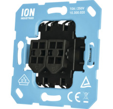 ION Industries wisselschakelaar basiselement, 10 Ampère, 250 Volt, met VDE- en CE-keurmerk.