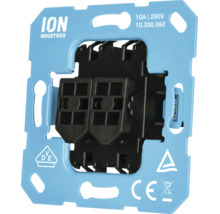 ION Industries dubbele schakelaar basiselement, 10 Ampere, 250 Volt.
