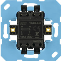 ION schakelaarinzet met draagring en aansluitmodule.