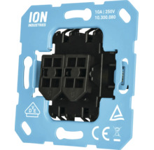 ION Industries dubbele dimmer basiselement voor lichtschakelaar, 10 Ampère en 250 Volt.