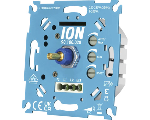 ION LED Dimmer 200 Watt inbouwdimmer voor lichtregeling