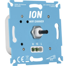 ION wifi dimmer inzet voor led lampen met 200 watt vermogen, geschikt voor 220 tot 240 volt wisselspanning.