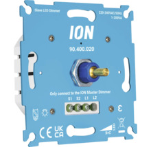 ION Slave LED dimmer basiselement 220 tot 240 volt met draaiknop voor inbouwmontage