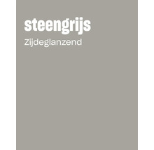 Kleurenpalet in steengrijs met zijdeglanzende afwerking