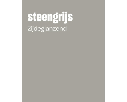 Kleurenpalet in steengrijs met zijdeglanzende afwerking