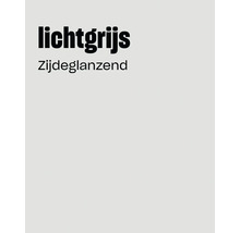 Kleurenpalet in lichtgrijs met zijdeglanzende glansgraad