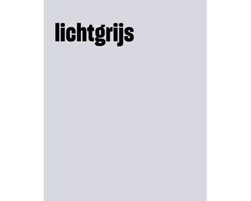 Kleurvoorbeeld lichtgrijs