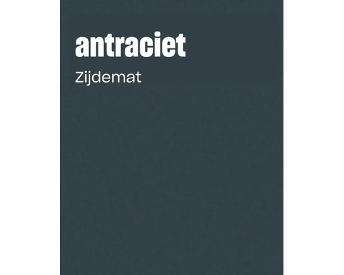 Kleurstaal antraciet zijdemat