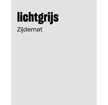 Kleurenpalet in lichtgrijs met zijdematte afwerking