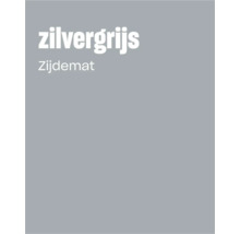 Kleurenkaart in zilvergrijs met zijdematte afwerking voor kleurselectie