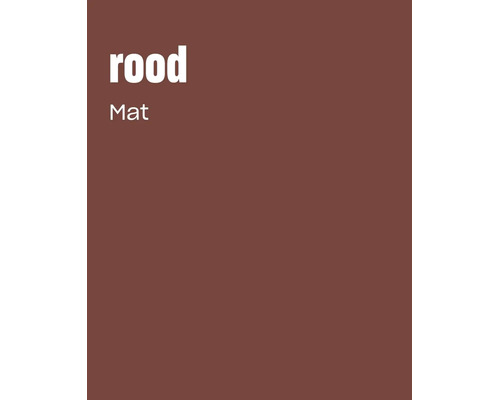 Kleurenkaart in matte rode tint voor muurverf