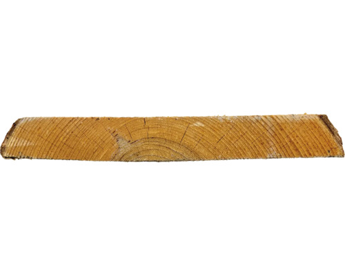 Een ruwe houten plank met zichtbare nerven en jaarringen als houten onderdelen.