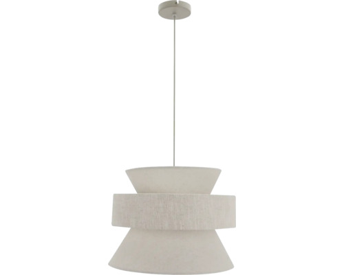 Moderne hanglamp met getrapte stoffen kap voor kamerverlichting