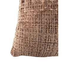 Sierkussen met grove weefstructuur als woontextiel voor decoratie.