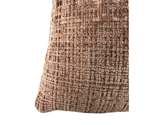 Sierkussen met grove weefstructuur als woontextiel voor decoratie.