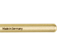 Messing pin met ingeprinte herkomstvermelding Made in Germany