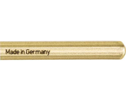 Messing pin met ingeprinte herkomstvermelding Made in Germany