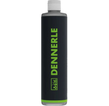 Een fles Dennerle aquariumplantenvoeding voor de verzorging van waterplanten.