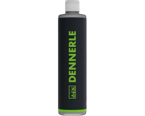 Een fles Dennerle aquariumplantenvoeding voor de verzorging van waterplanten.