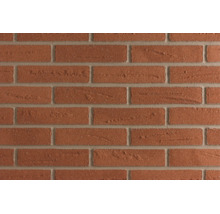 Gestructureerde bakstenen muur in klassiek metselverband.