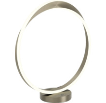 LED tafellamp in ringvormig design met metalen voet