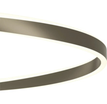 Moderne LED ring hanglamp met minimalistisch design voor gelijkmatige kamerverlichting.