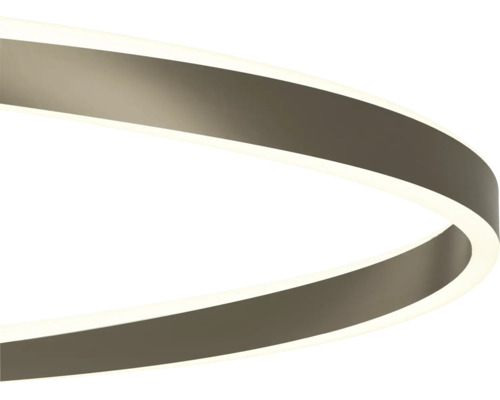 Moderne LED ring hanglamp met minimalistisch design voor gelijkmatige kamerverlichting.
