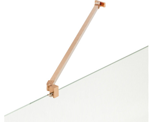 Stabilisatiestang voor douchewand voor wandmontage, metaal