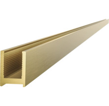 U-profiel van metaal voor glas of platen, voor montage als afwerkstrip