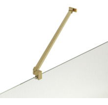 Stabilisatiestang voor douchewand van metaal in metallic look