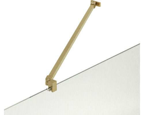 Stabilisatiestang voor douchewand van metaal in metallic look