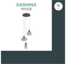 Driepunts hanglamp Dasmina met E27 fitting