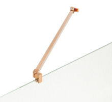 Stabilisatiestang voor douchewand voor wandmontage van metaal