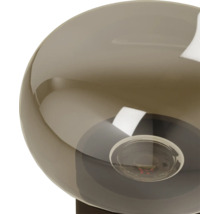Ronde glazen lampenkap voor een hanglamp of tafellamp