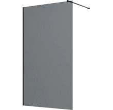Inloopdouchewand met glas en wandbevestiging