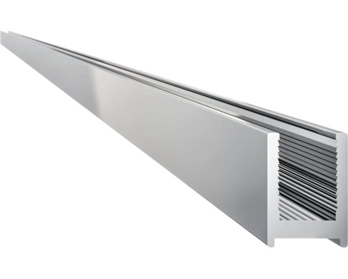 U-profiel van aluminium voor het monteren van glaspanelen