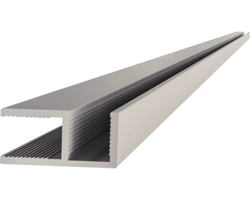 H profiel van aluminium voor interieurbouw en voor het verbinden van plaatmaterialen