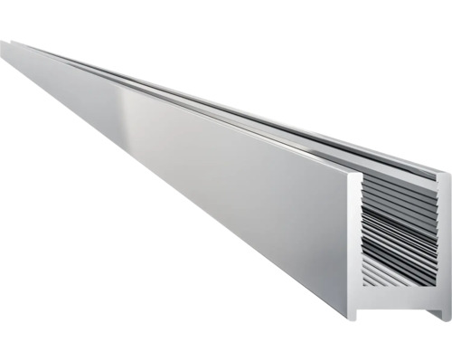 U-profiel van metaal voor interieurafwerking en de bevestiging van glas of panelen