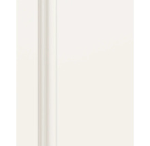 Witte binnendeur met verticale profielfrees in glad oppervlak