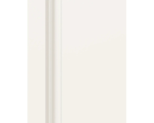 Witte binnendeur met verticale profielfrees in glad oppervlak