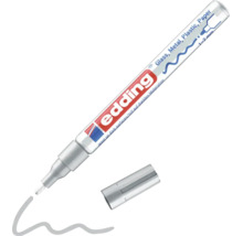 Edding lakmarker voor donkere oppervlakken zoals glas, metaal, kunststof en papier met een lijndikte van een tot twee millimeter